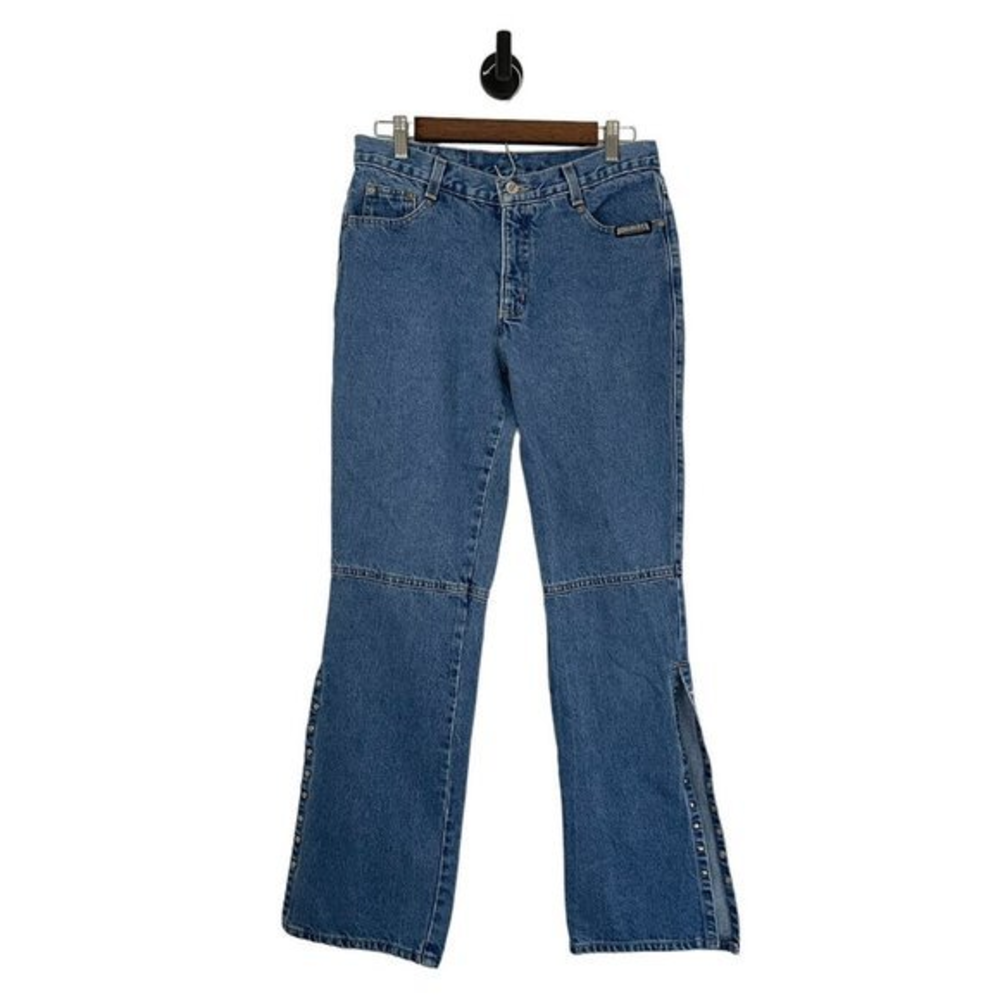 Vintage Rough Rider Circle T Jeans Women's Size 9/10 Cowgirl Western Moto‎